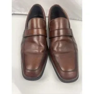 Ecco | Shoes | Ecco Penny Loafer Mens Buckle Brown Leather  display picture 2